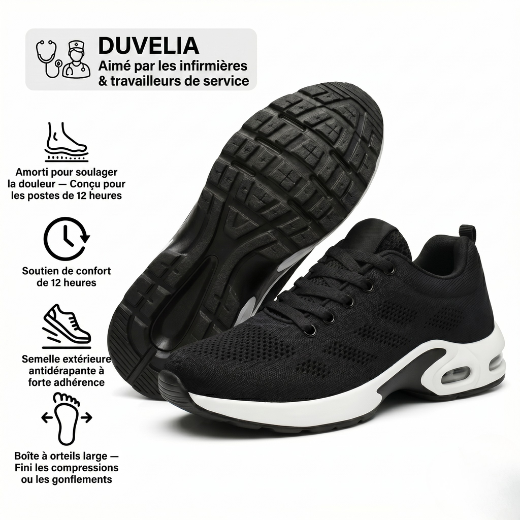 Duvelia™ Pro — Confort Extrême pour Longues Journées