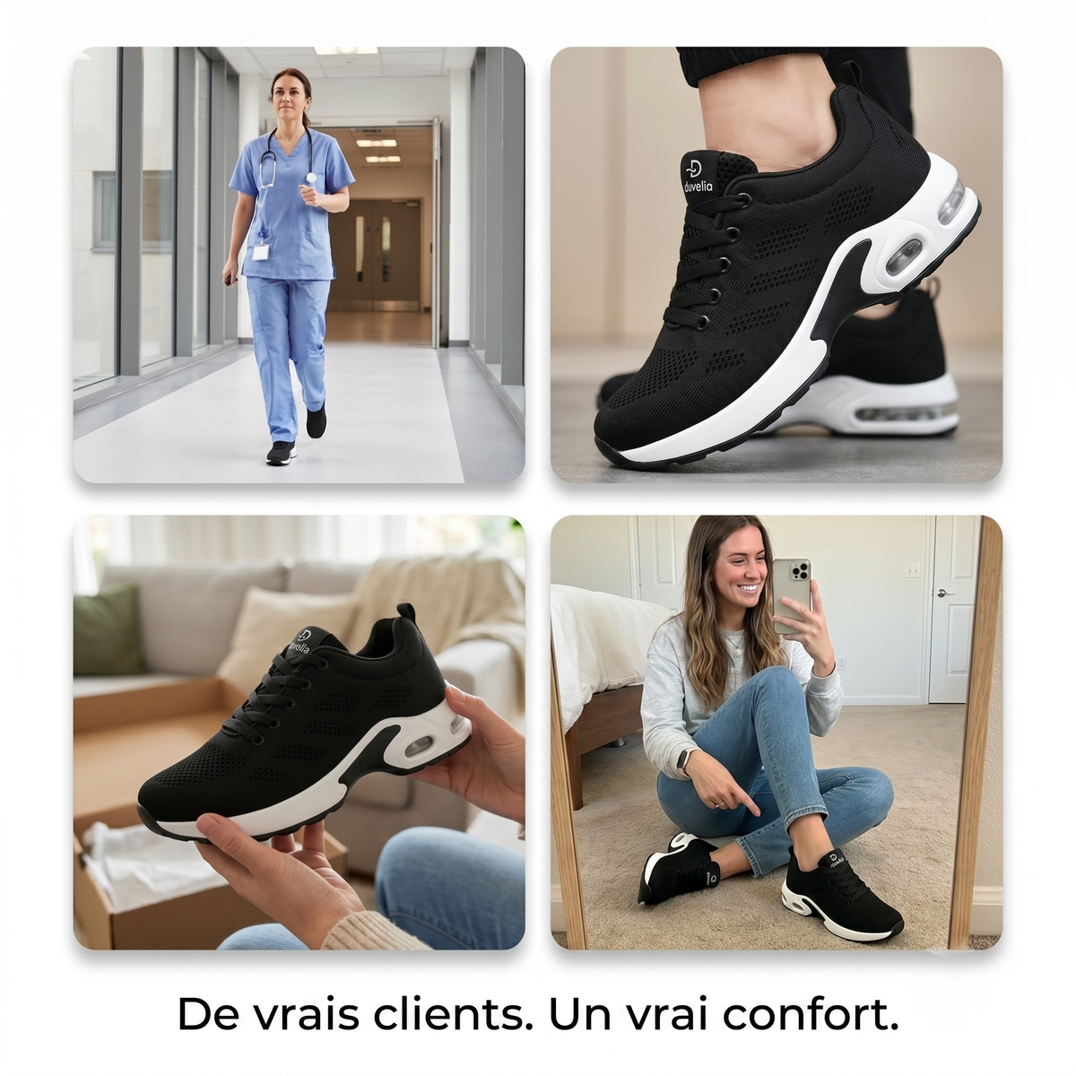 Duvelia™ Pro — Confort Extrême pour Longues Journées